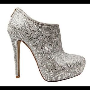 Rhinestone Ankle Booties: Steve Madden Sparkle